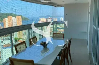 Vende-se apartamento vista mar com 03 suítes no bairro de ponta da praia em santos.