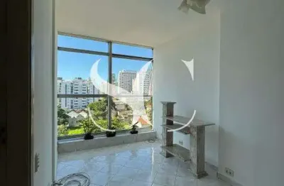 Vende-se apartamento de 01 dormitório frente mar, no bairro de aparecida em santos.