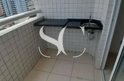 Vende-se apartamento de 01 dormitório com vista mar, lazer, no bairro de caiçara em praia grande