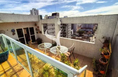 Vende-se cobertura duplex no bairro do embaré em santos - 4 dormitórios, 1 suíte