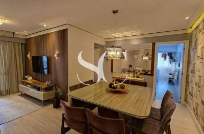 Vende-se apartamento 3 quartos com 1 suíte, 84 m², mobiliado em marapé, santos