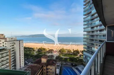 Vende-se apartamento com vista plena para o mar, em condomínio clube, na pompéia em santos