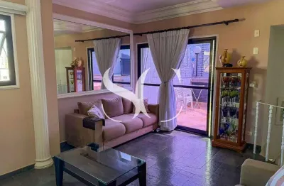 Vende-se cobertura no gonzaga, santos - 112 m², 1 quarto, 2 salas, 3 banheiros