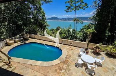 Casa no morro da península, 4 dorms, 2 suítes, piscina e vista para o mar - guarujá - sp