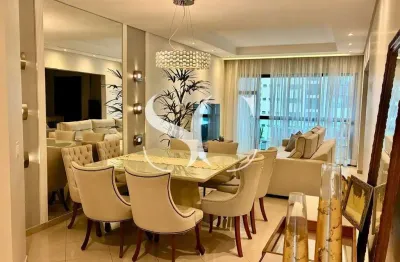 Maravilhoso apartamento com 2 suítes e escritório para locação , na ponta da praia em santos