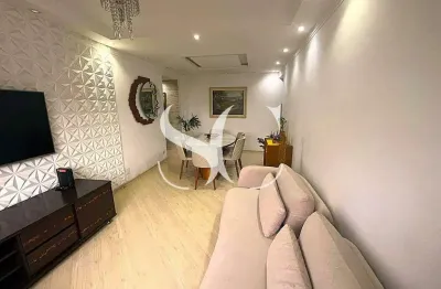 Apartamento com dois dormitórios no bairro campo grande, santos sp