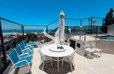 Cobertura com piscina e vista para o mar no guarujá – 3 suítes e solário exclusivo