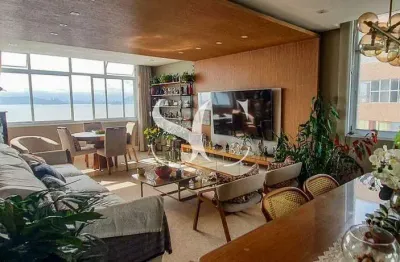 Vende-se apartamento frente mar, vista plena, 3 dormitórios ponta da praia - santos sp