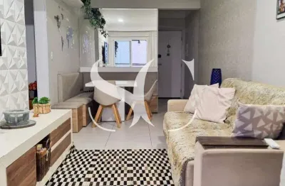 Apartamento para locação, mobiiado, prédio com lazer, 2 dormitórios 1 suíte - Estuárioi - Santos SP
