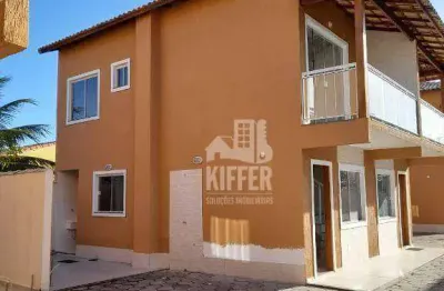Casa com 2 quartos à venda, 57 m² por r$ 275.000 - jardim atlântico central (itaipuaçu) - maricá/rj