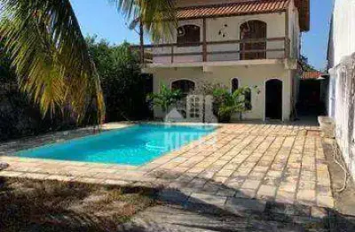 Casa com 3 quartos à venda, 200 m² por r$ 620.000 - jardim atlântico central (itaipuaçu) - maricá/rj