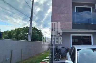 Casa com 2 suítes à venda, 80 m² por r$ 450.000 - itaipuaçu - maricá/rj