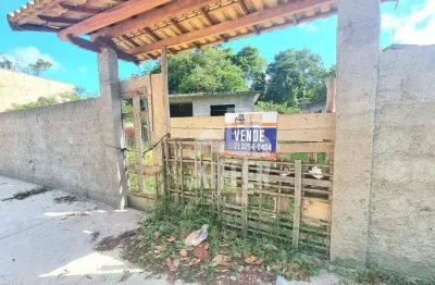 Terreno com casa em construção – ótima localização em itaocaia valley, próximo da principal