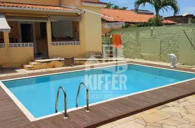 Casa duplex com piscina e área gourmet – 3 quartos, 480m² – próximo à praia no recanto