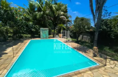 Sítio com 4 quartos à venda, piscina, 1000 m² por r$ 570.000 - pindobal (ponta negra) - maricá/rj
