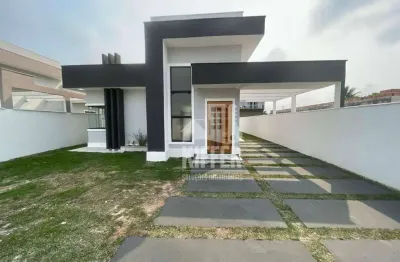 Casa com 3 quartos à venda, 135 m² por r$ 680.000 - jardim atlântico leste (itaipuaçu) - maricá/rj