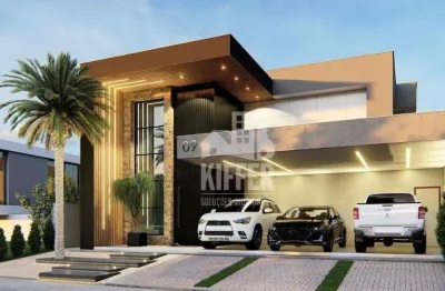 Casa inteligente com 4 suítes em condomínio de luxo – alta tecnologia e segurança