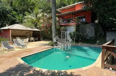 Casa com 4 dormitórios à venda, 586 m² por r$ 1.400.000,00 - recanto de itaipuaçu - maricá/rj