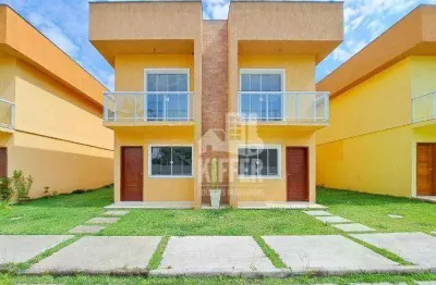 Kiffer imóveis vende – casas duplex em condomínio fechado no centro de inoã, maricá