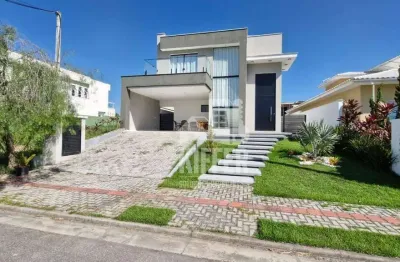 Casa dúplex alto padrão com 4 suítes, piscina e energia solar em alphaville 1 maricá