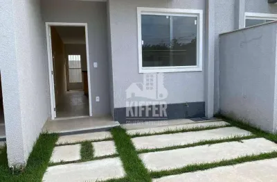 Casa nova com 2 quartos (1 suíte) no barroco - itaipuaçu, maricá - rj | 75m² | financia