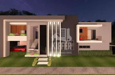 Casa com 6 dormitórios à venda, 336 m² por r$ 2.400.000,00 - cajueiros (itaipuaçu) - maricá/rj