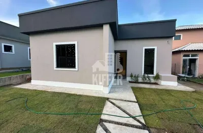Casa com 3 dormitórios à venda, 133 m² por r$ 565.600,00 - são josé do imbassaí - maricá/rj