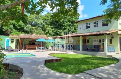 Chácara à venda com 3 casas, 5 quartos, piscina e área de lazer, terreno de 1.200,00m² em itaocaia valley  itaipuaçu, maricá  rj