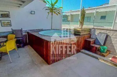 Cobertura duplex com 3 quartos no privilege residencial  à venda, 140 m² por r$ 1.020.000 - santa rosa - niterói/rj
