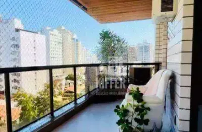 Um por andar - apartamento com 4 dormitórios à venda, 220 m² por r$ 1.275.000 - jardim icaraí - niterói/rj