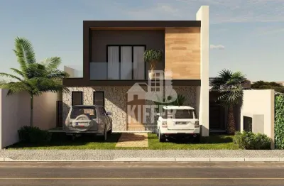 Casa com 4 suítes e vista para a lagoa no bosque de itapeba