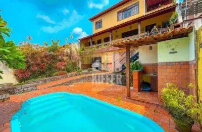 Casa com 4 quartos à venda, 420 m² por r$ 1.200.000 - itaipu - niterói/rj