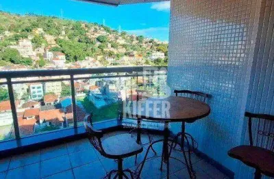 Apartamento com varanda 1 quarto, 1 vaga de garagem, 52m² por r$ 470.000,00 - icaraí - niterói/rj