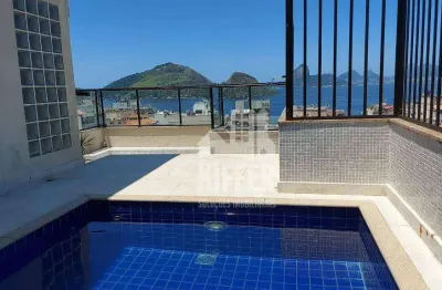 Cobertura com 4 dormitórios à venda, 341 m² por r$ 4.200.000 - icaraí - niterói/rj