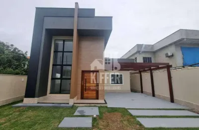 Casa com 3 dormitórios à venda, 126 m² por r$ 795.000,00 - jardim atlântico leste (itaipuaçu) - maricá/rj