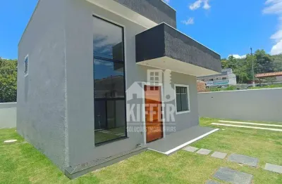 Casa com 2 quartos à venda, 61 m² por r$ 450.000 - chácara de inoã - maricá/rj