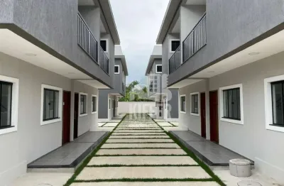 Casas duplex com 2 quartos à venda, 70 m² por r$ 380.000 - barroco (itaipuaçu) - maricá/rj