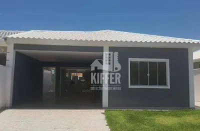 Casa com 3 dormitórios à venda, 112 m² por r$ 600.000,00 - cajueiros (itaipuaçu) - maricá/rj