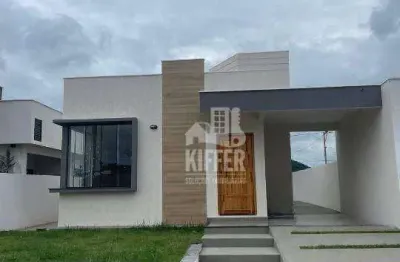 Casa linear à venda no condomínio dom village  ubatiba, maricá/rj