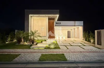 Casa de 3 quartos sendo 1 suíte  alphaville 186 m² de área construída  terreno de 375 m² venda porteira fechada