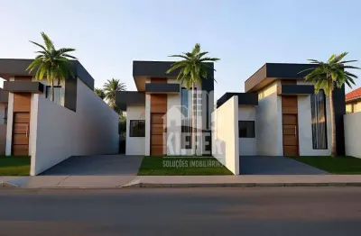 Casa com projeto moderno à venda | bairro tranquilo | próxima à rj-106