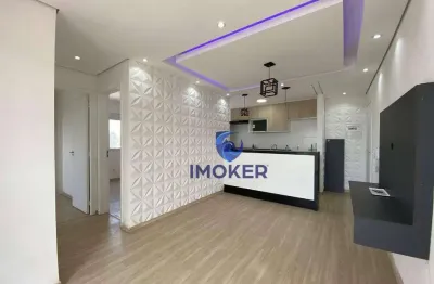 Apartamento em ferraz de vasconcelos/sp; 2 quartos; 1 vaga; planejado na cozinha
