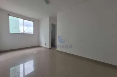Apartamento em poá/sp; 2 dormitórios; 1 banheiro; cozinha; área de serviço; condomínio com área de lazer.