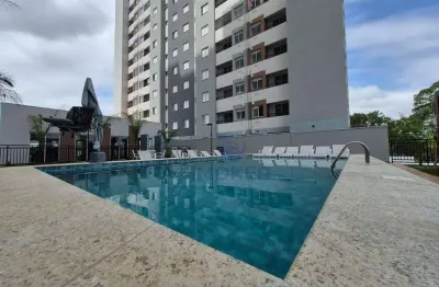 Apartamento em poá/sp; 2 quartos; 1 vaga; amplo lazer com piscina e quadra volei em areia