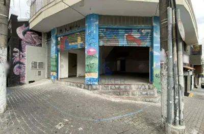 Salão comercial térreo com salas sobreloja; centro, poá/sp; 120 m² (78 m² de vão livre térreo); 4 salas; 3 banheiros; esquina.