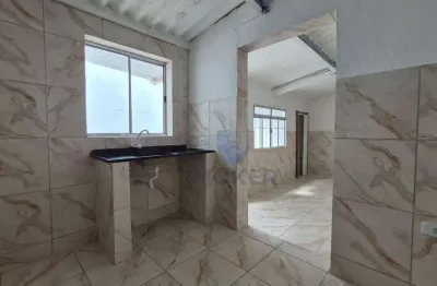 Casa individual Suzano/SP; 1 dormitório; cozinha; sala; área de serviço/quintal; sem vaga de garagem.