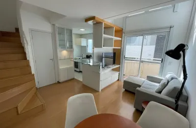Duplex para aluguel possui 47 m² | 1 quarto sendo suíte | varanda | lavado e 1 vaga itaim bibi - sp
