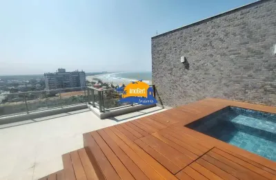 Belíssima cobertura penthouse com vista pro mar novíssima!