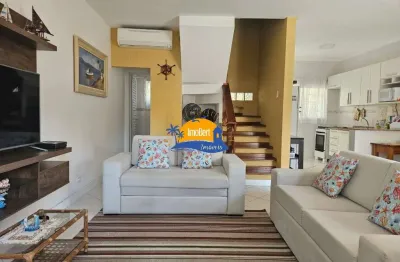 Casa de condomínio à venda em bertioga-sp: 3 quartos, 1 suíte, 2 salas, 3 banheiros, 2 vagas na garagem - centro, 92,37 m².