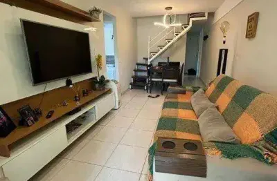 Freguesia - cobertura duplex, est do bananal, 2 quartos, suíte, sol manhã